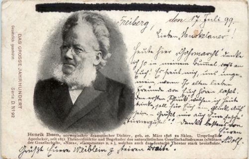 Henrik Ibsen - norwegischer Dichter