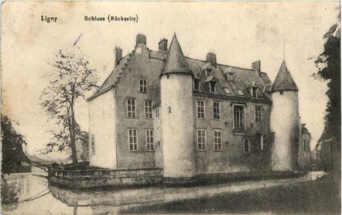 Ligny Schloss - Feldpost Fuss Artillerie