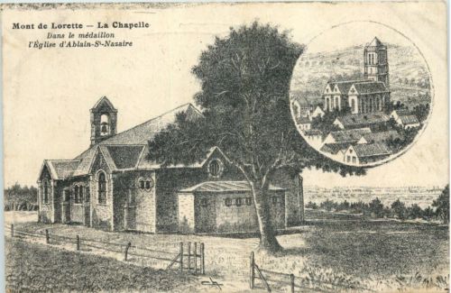 Mont de Lorette - La chapelle - Feldpost 17. Reserve Division
