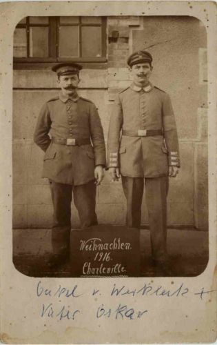Charleville - Weihnachten 1916 - Soldaten
