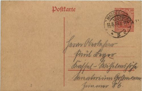 Ganzsache Magdeburg