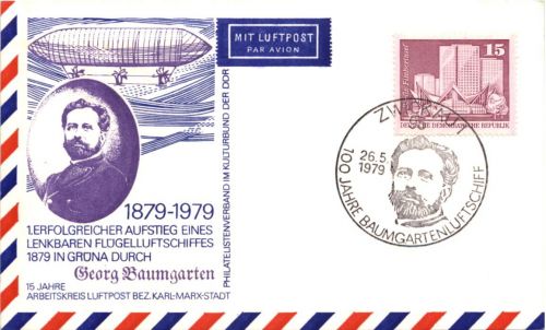 Zwickau - 1. Erfolgreicher Aufstieg eines Luftschiffes