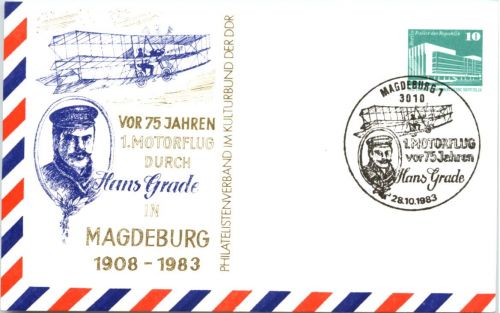 Magdeburg - 1 Motorflug vor 75 Jahren