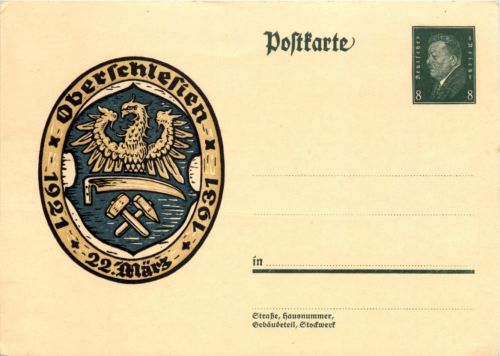 Oberschlesien - Ganzsache