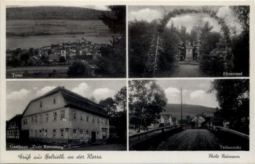 Gruss aus Belrieth an der Werra - Gasthaus Zum Rennsteig