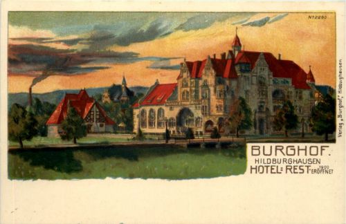 Hildburghausen - Hotel Burghof - Litho