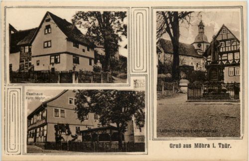 Gruss aus Möhra in Thüringen - Gasthaus zum Mohr - Bad Salzungen