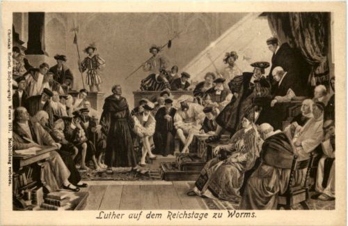 Worms - Luther auf dem Reichstage