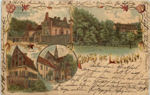 Gruss aus Lehnin - Litho