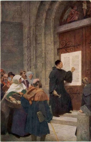 Der Thesenanschlag zu Wittenberg 1517