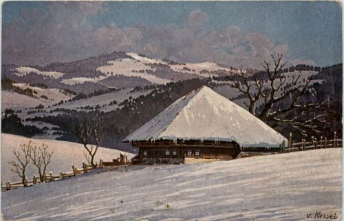 Künstler AK - von Nessel Schwarzwald