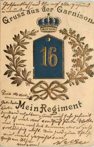 Gruss aus der Garnison - 16. Mein Regiment