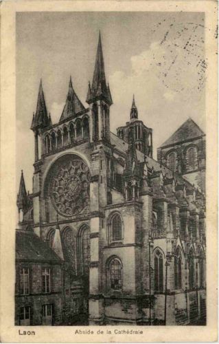 Laon - Cathedrale - Feldpost Fuhrpark