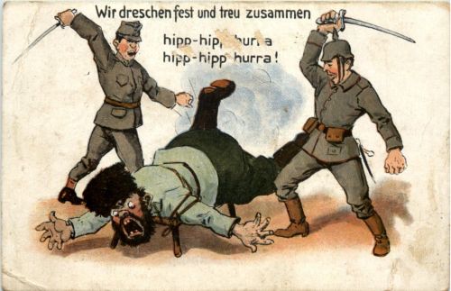 1. Weltkrieg - Wir dreschen fest und treu zusammen - Feldpost SMS Schlesien