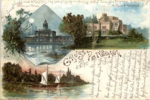 Gruss aus Potsdam - Litho 1895