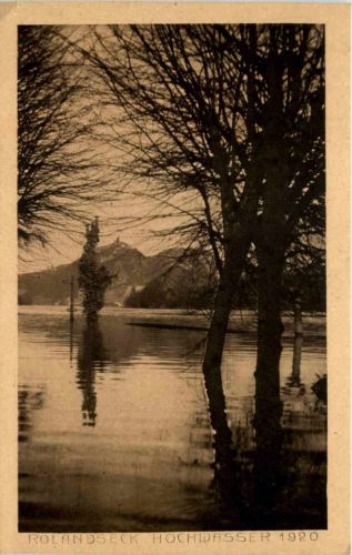 Remagen - Rolandseck - Überschwemmung 1920