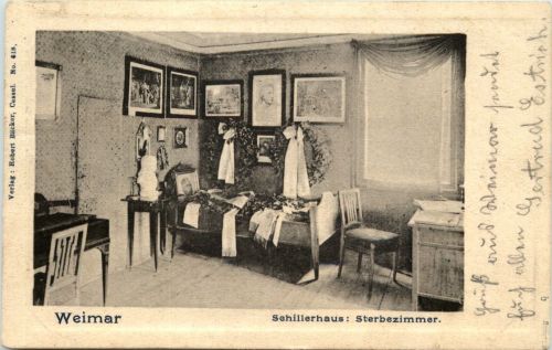 Weimar - Schillerhaus Sterbezimmer