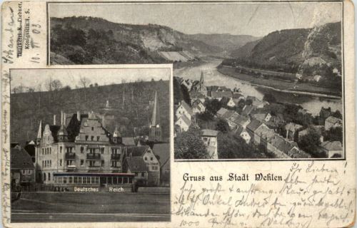 Gruss aus Stadt Wehlen