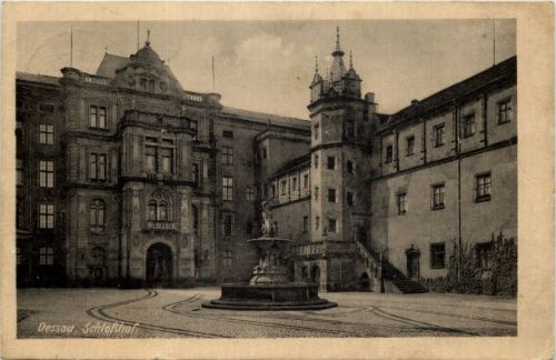 Dessau - Schlosshof - Einzelfrankatur