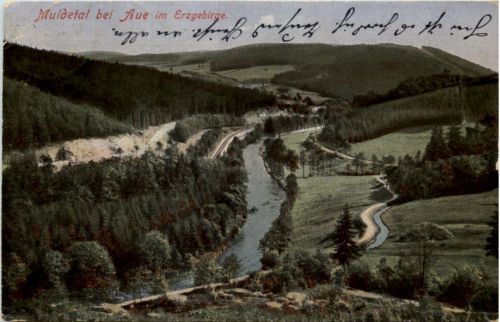 Muldetal bei Aue im Erzgebirge