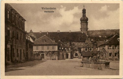 Weikersheim - Marktplatz