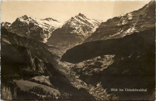 Blick ins Grindelwaldtal
