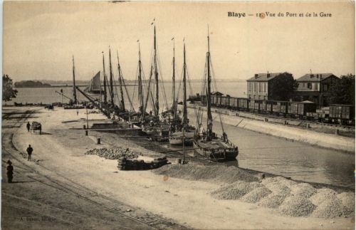 Blaye - Port et la Gare