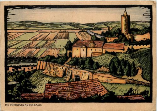 Die Schönburg an der Saale
