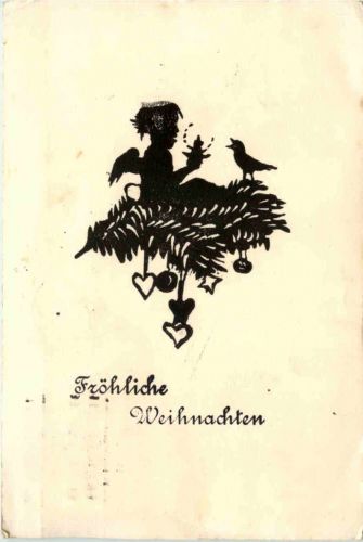 Weihnachten - Scherenschnitt