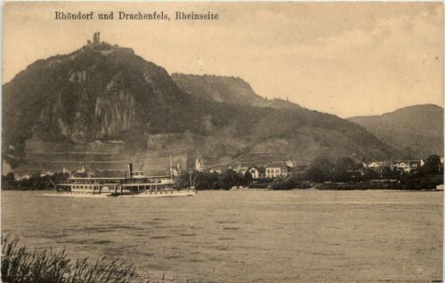 Rhöndorf und Drachenfels, Rheinseite