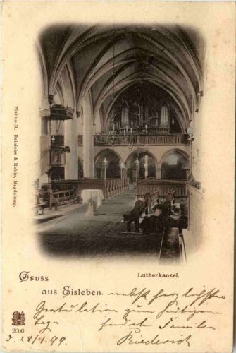Eisleben, Lutherkanzel