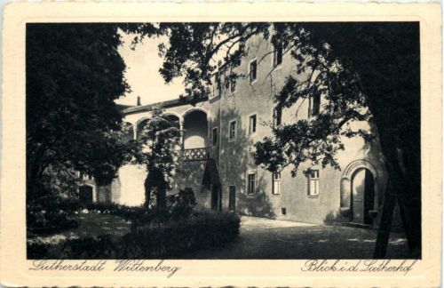 Wittenberg, Blick i.d. Lutherhof