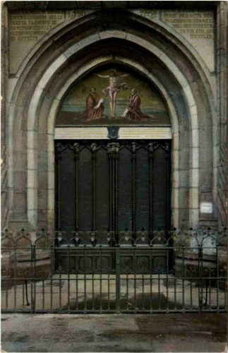 Wittenberg, Schlosskirche, Thesentür