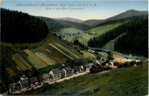 Kurort Masserberg, Blick in das Obere Schwarzatal