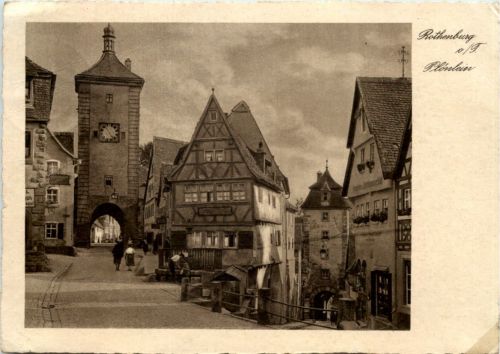 Rothenburg o.T., Plönlein