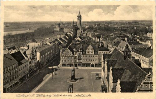 Wittenberg, Blick von der Stadtkirche