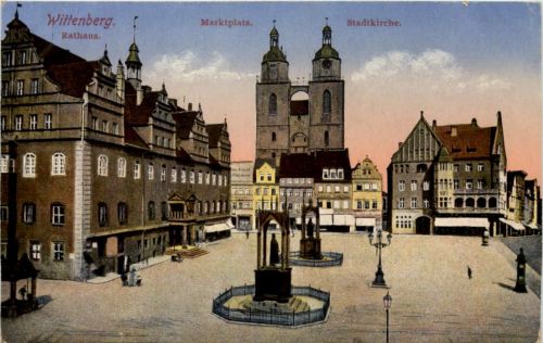 Wittenberg, Marktplatz, Stadtkirche