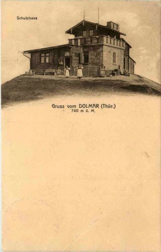 Gruss vom Dolmar Thür., Schulzhaus