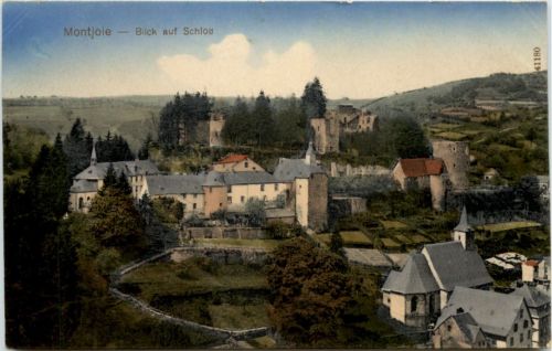 Montjoie - Monschau, Blick auf Schloss