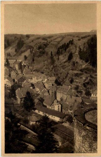 Montjoie - Monschau, Blick von der Burg