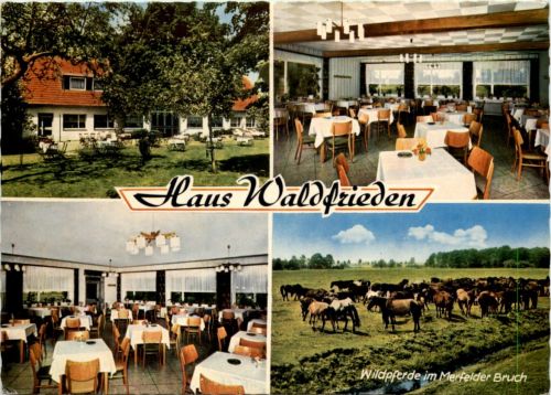 Dülmen, Gasthaus Waldfrieden am Wildpark, div. Bilder