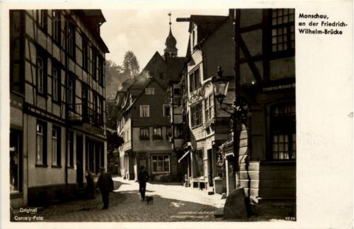 Monschau-Montjoie, an der Friedrich-Wilhelm-Brücke