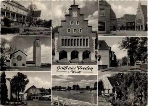 Gruss aus Vreden Westf., div. Bilder