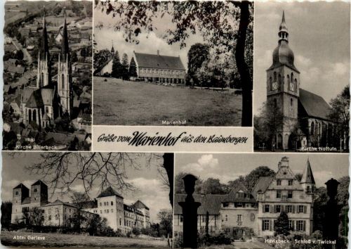 Gruss aus Marienhof aus den Baumbergen, div. Bilder, Nottuln Kr. Münster