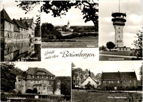 Gruss aus Marienhof aus den Baumbergen, div. Bilder, Nottuln Kr. Münster