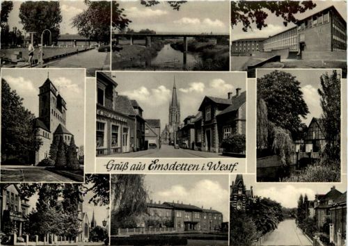 Gruss aus Emsdetten i. W., div. Bilder
