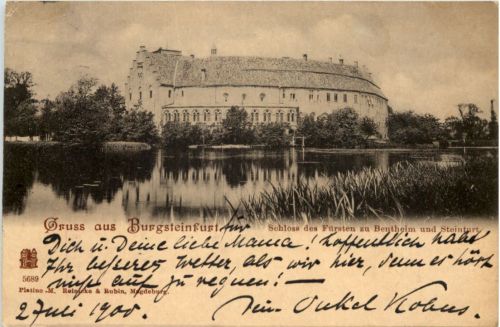 Gruss aus Burgsteinfurt, Schloss des Fürsten zu Bentheim und Steinfurt