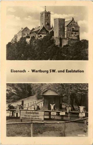 Eisenach, Wartburg SW. und Eselstation