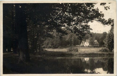 Bad Georgenthal, Partie am Mühlteich mit Forsthaus