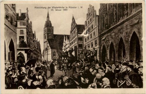 Münster i. W., Hinrichtung der Wiedertäufer 22. Jan. 1563